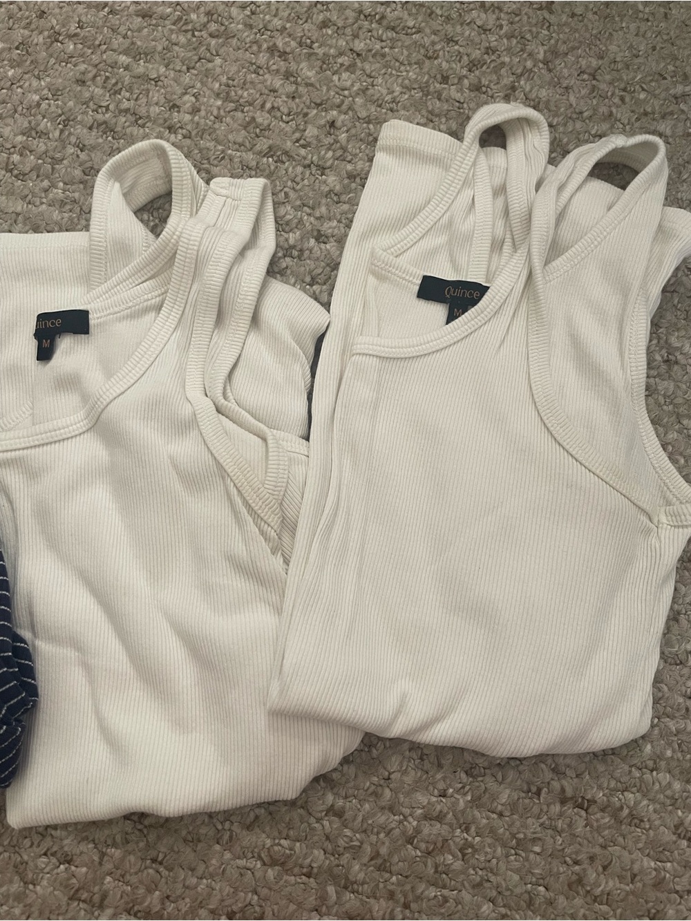 Quince Ribbed Maternity Tank Top Bundle (set of 4) - Picture 2 of 4